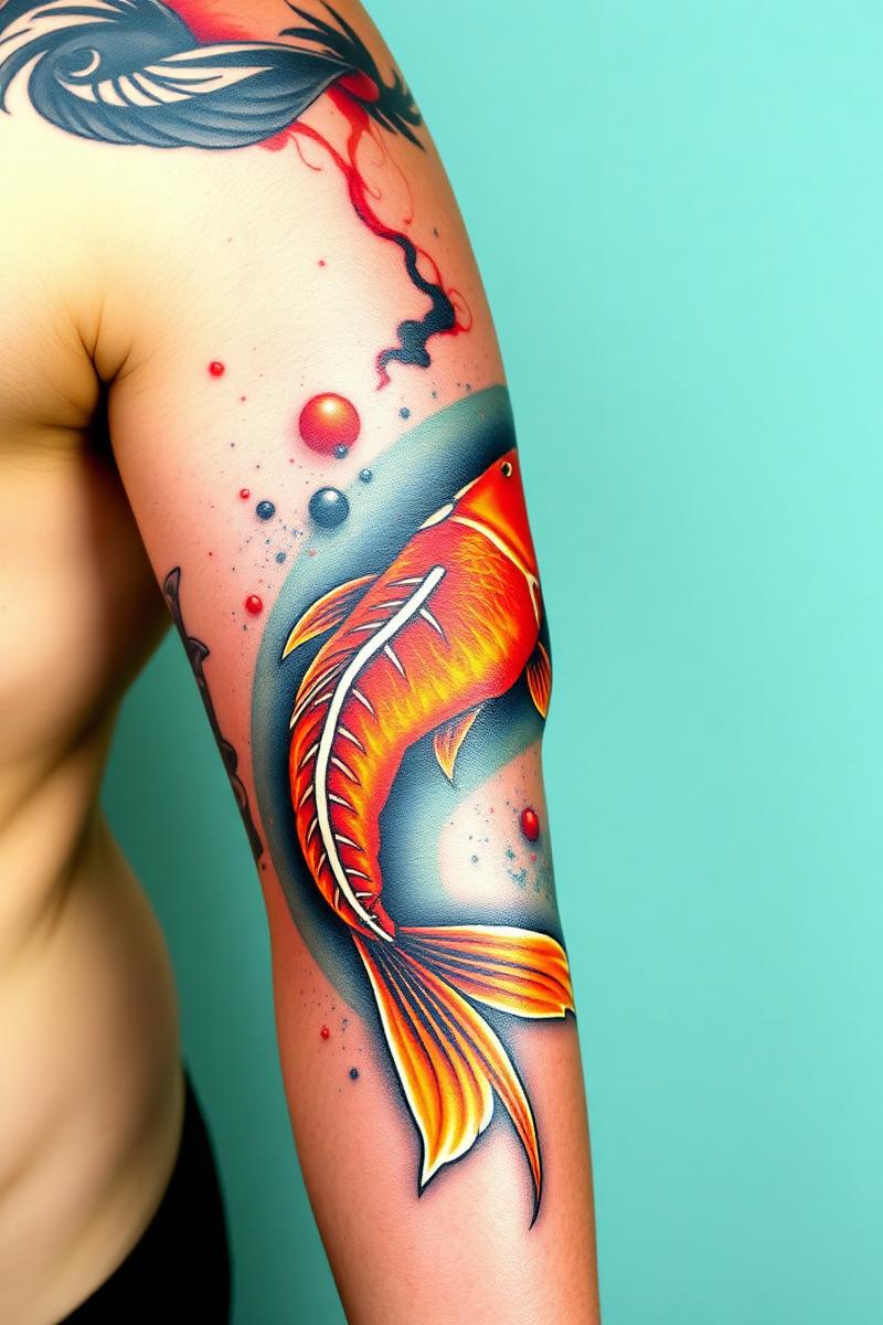 Color tattoo by Tattoo Therapy
