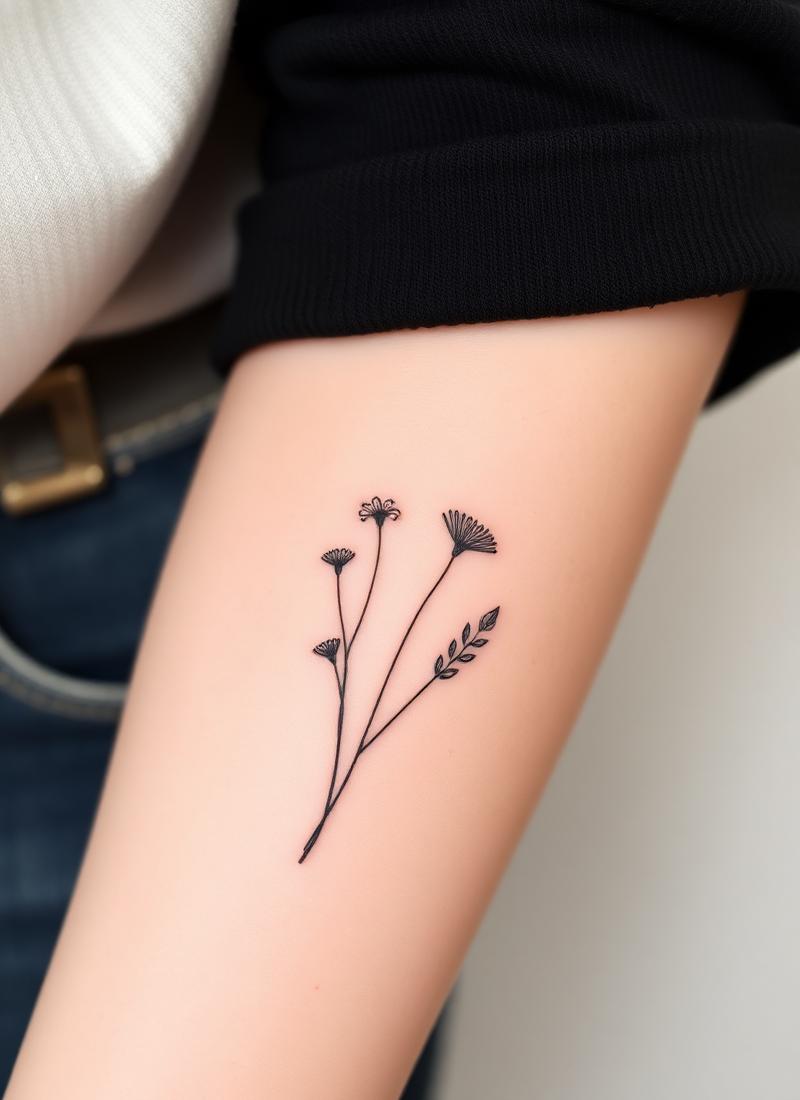 Fine Line tattoo by Tattoo Therapy